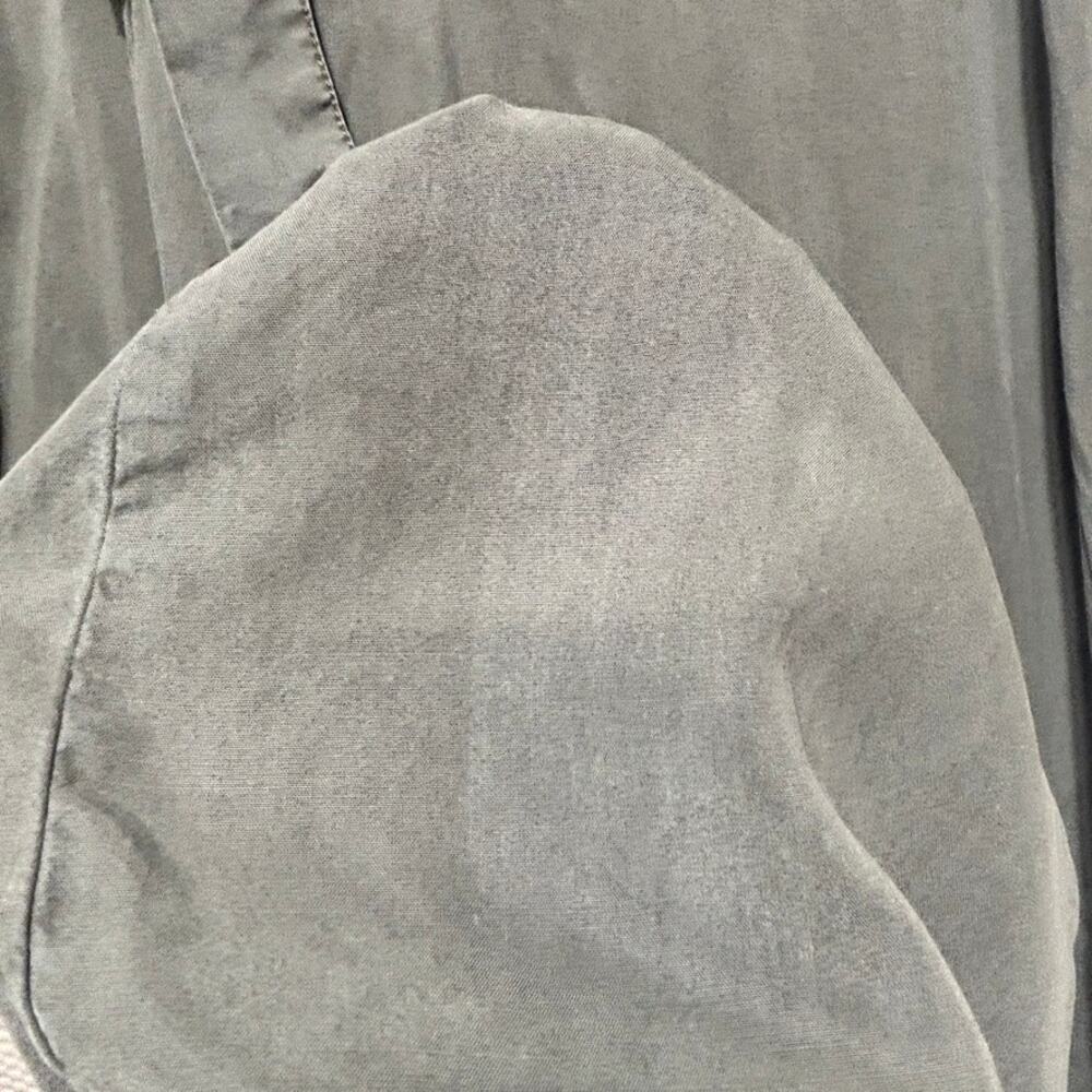 Thread And Supply Pants Sz M Wide Leg Olive Green Bag Waist Lagenlook Lyocell - Picture 2 of 10